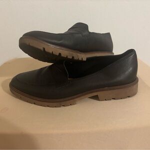 Lucky Brand Black Leather Loafers